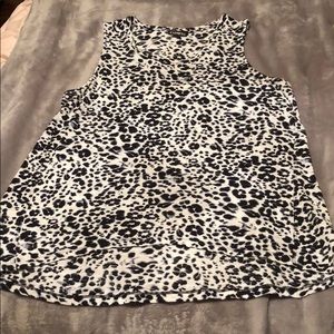 Express animal print tank
